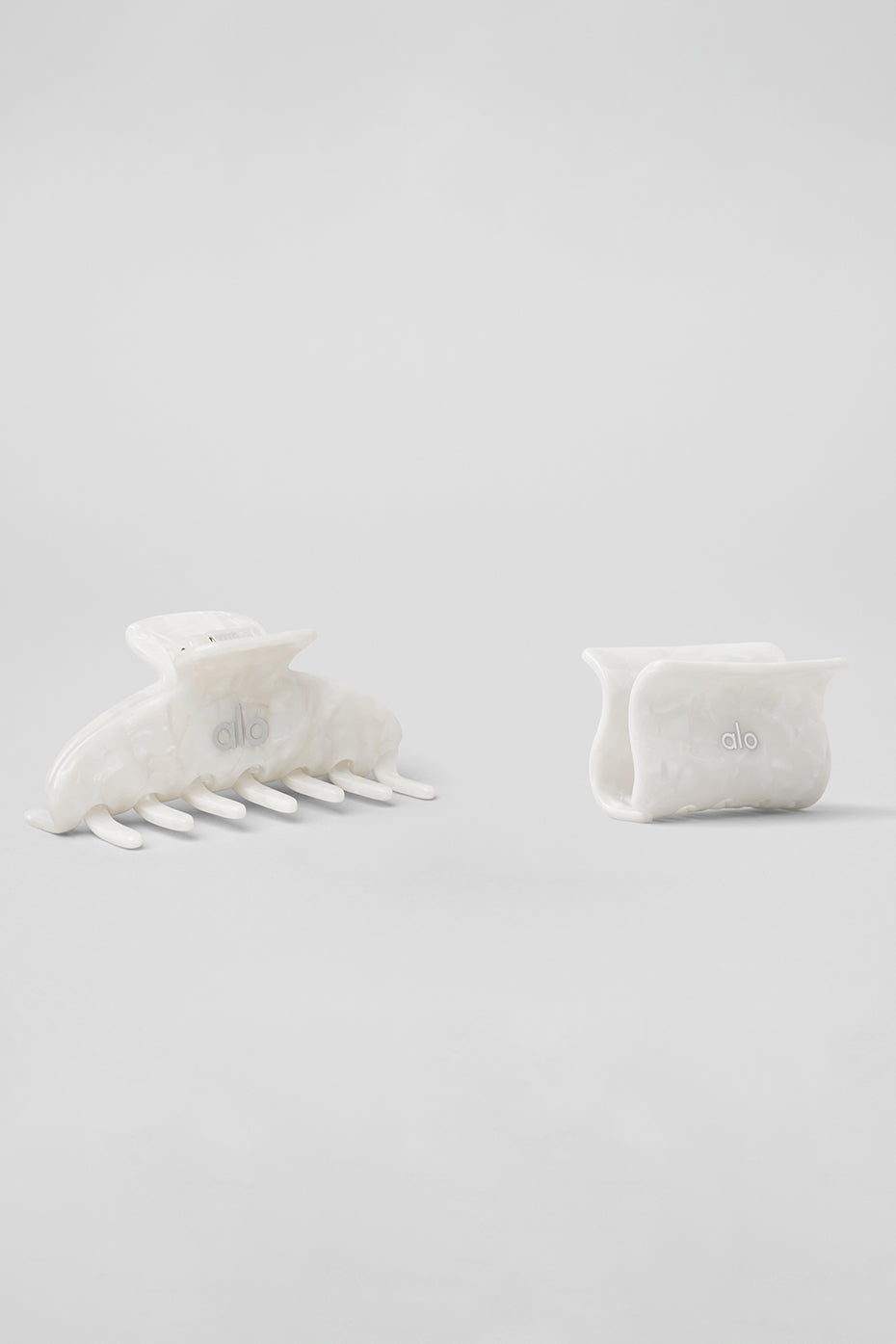 Effortless Claw Clip (2-Pack) - White Pearl