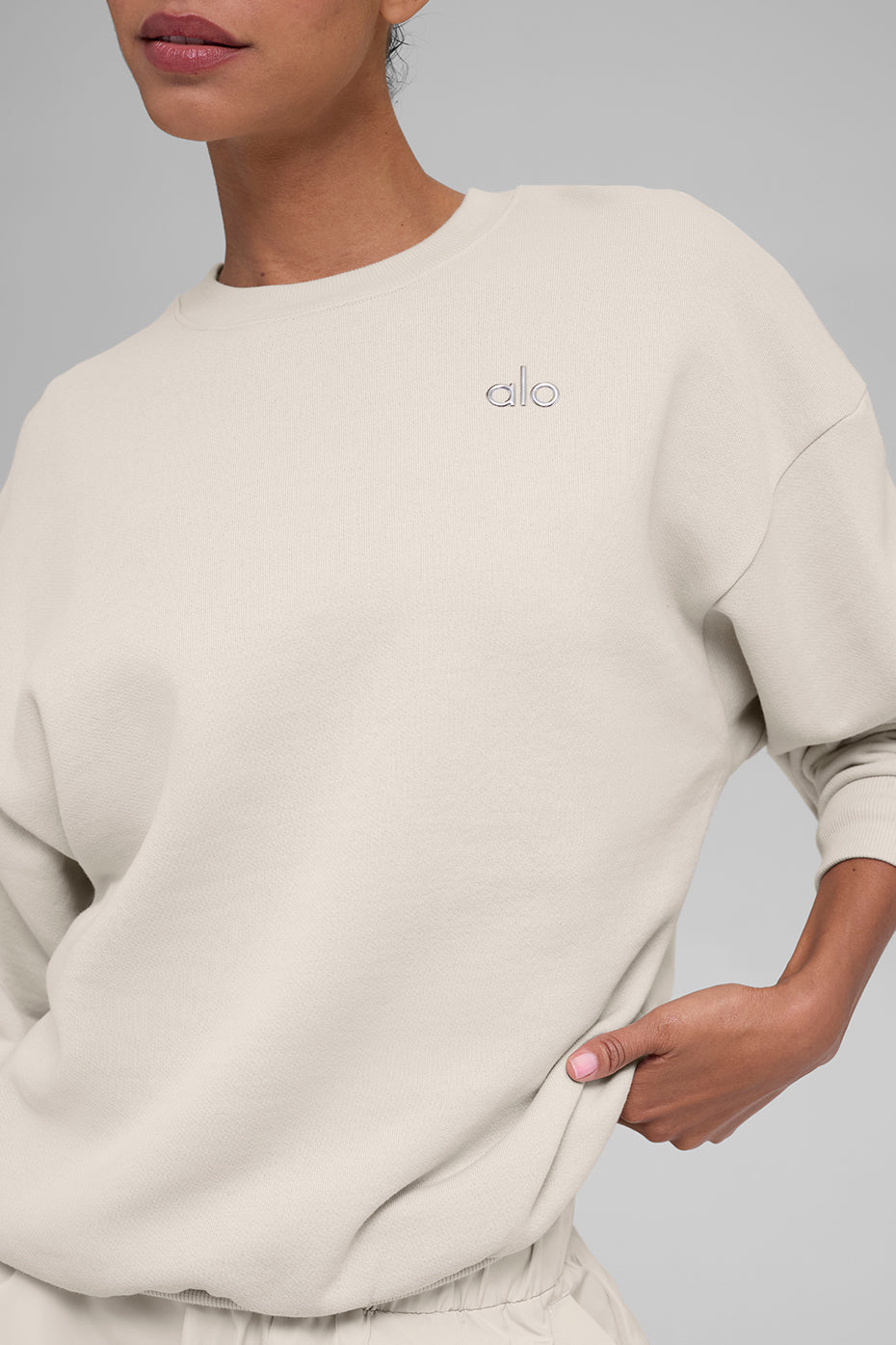 Accolade Crew Neck Pullover - Bone