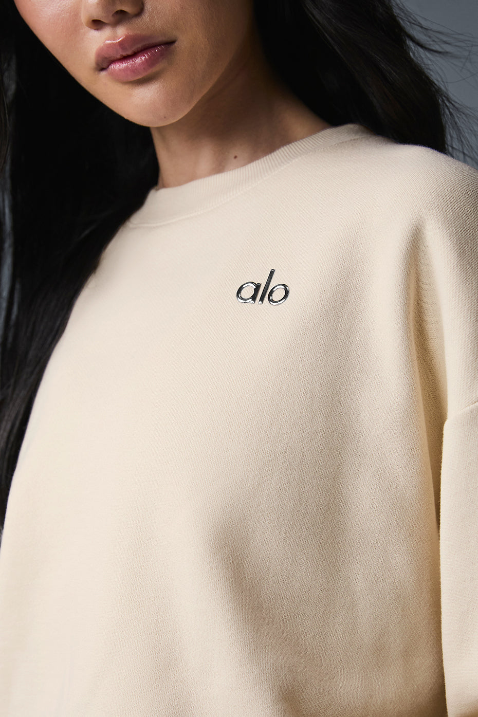 Accolade Crew Neck Pullover - Oat Milk